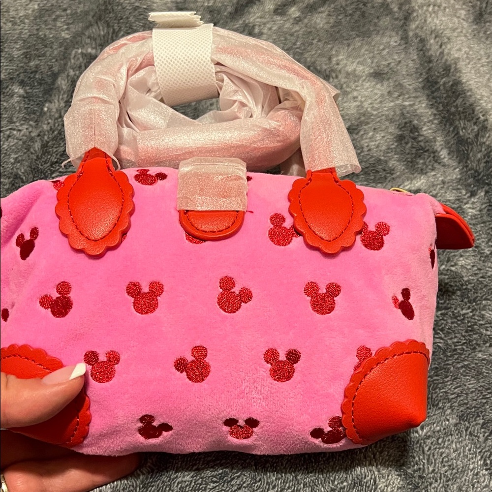 Stoney Clover Lane Pink and Red Mini Bag - Picture 2 of 3